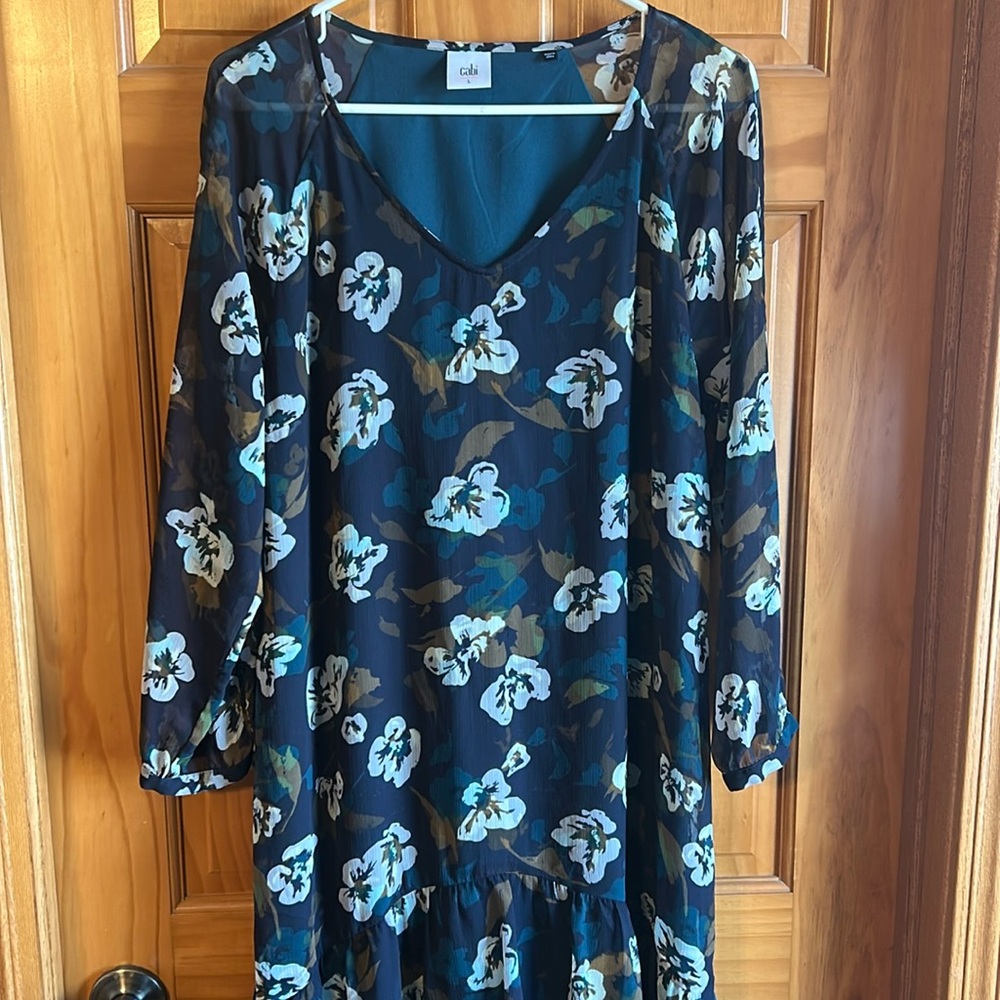 CAbi Style #3640 Floral Pirouette Dress